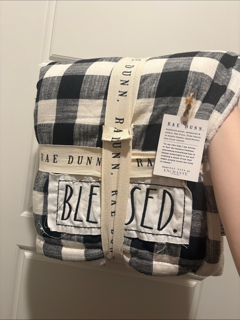 Rae Dunn Blessed Blanket